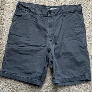 Carhartt Men's Charcoal Flat Front Shorts